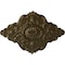 Ekena Millwork Ashford Ceiling Medallion, Hand-Painted Brass, 42 3/4"W x 28 7/8"H x 1"P CM42X28ASBRS - alternate 1